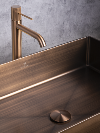 Раковина AltroBagno Solido 001024 BrAn из нержавеющей стали