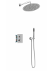 Душевая система с термостатом ALTROBAGNO Юнион (Unione) 040407 Cr