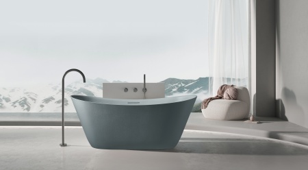 Ванна из искусственного камня AltroBagno Fiorina 090217 Granite Gray