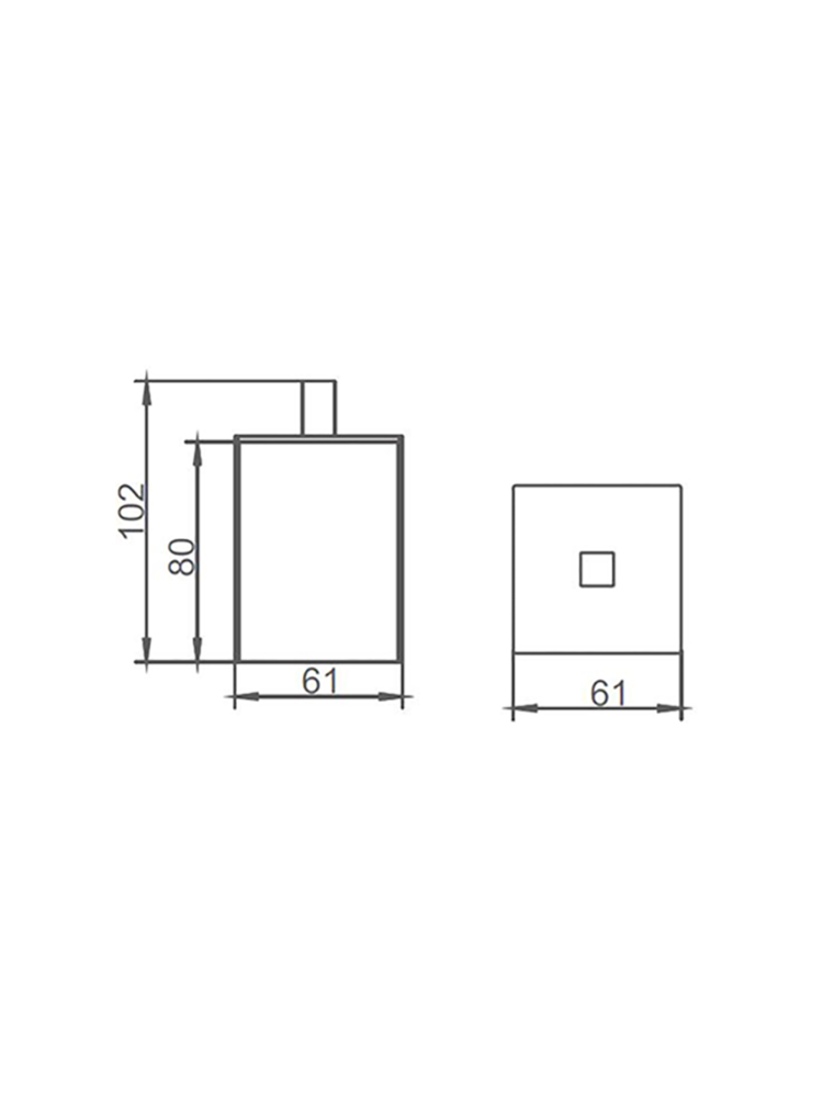 Контейнер для ванной ALTROBAGNO CBJ 083001 Cr