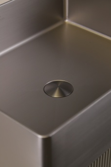 Раковина AltroBagno Accordo 001010 MtGr из нержавеющей стали