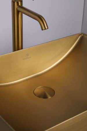 Раковина AltroBagno Futuro 001013 OrSp из нержавеющей стали