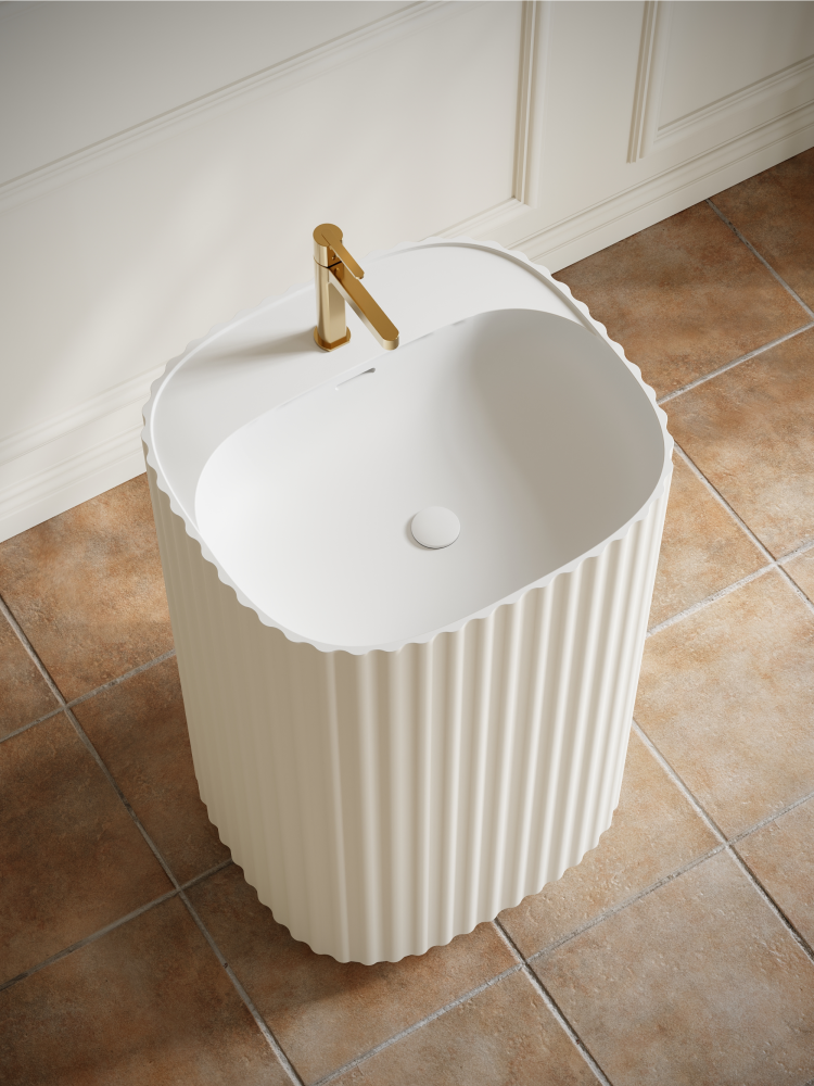 Раковина напольная AltroBagno Koko 500 Cream