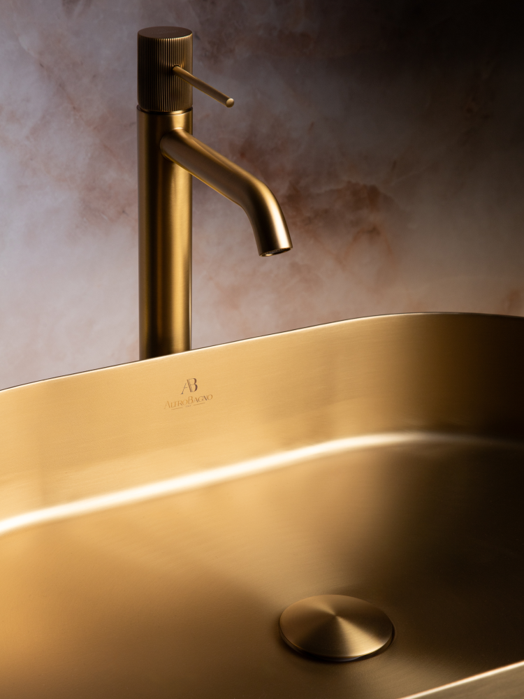 Раковина ALTROBAGNO Этерно (Eterno) 001025 OrSp из нержавеющей стали