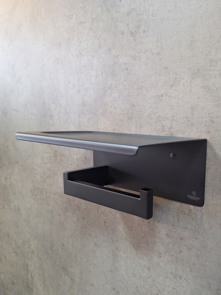 Держатель для туалетной бумаги с полкой AltroBagno Aperto 080905 MB