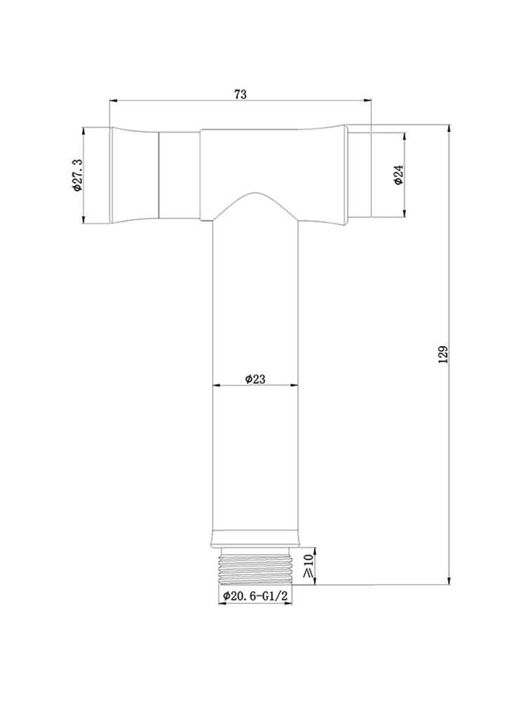 Гигиеническая лейка ALTROBAGNO BS 060201 NeOp