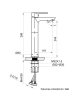 Смеситель для раковины ALTROBAGNO Диретто (Diretto) 010209 Bi