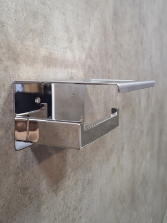 Держатель для туалетной бумаги с полкой AltroBagno Aperto 080907 Cr