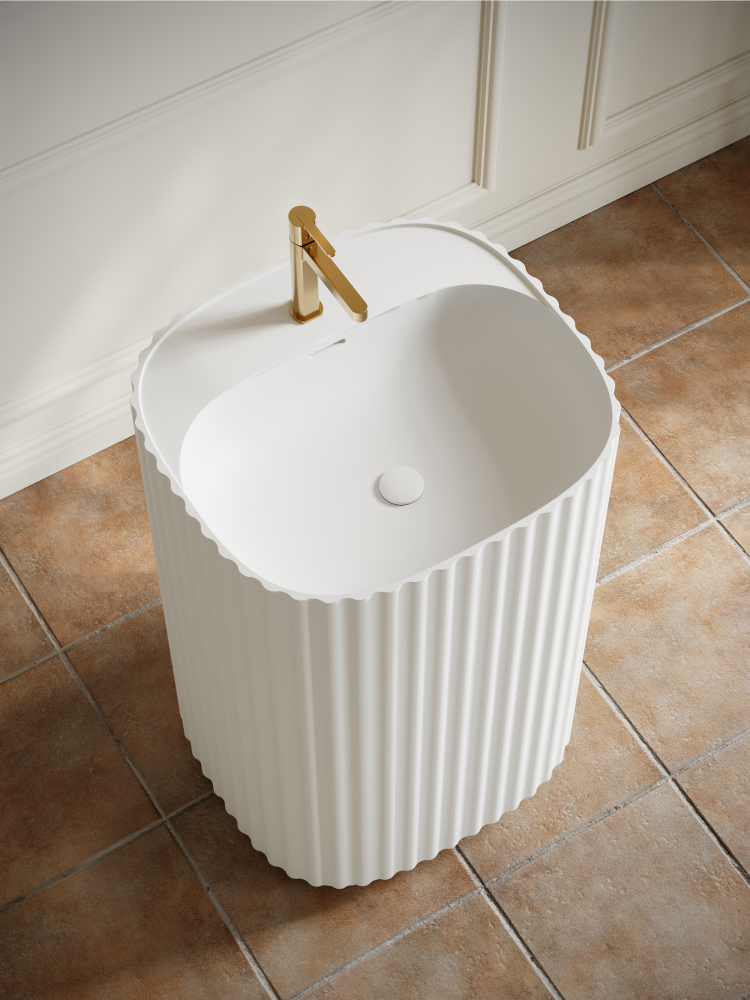 Раковина напольная AltroBagno Koko 500 White