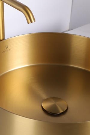 Раковина AltroBagno Luna 001001 OrSp из нержавеющей стали