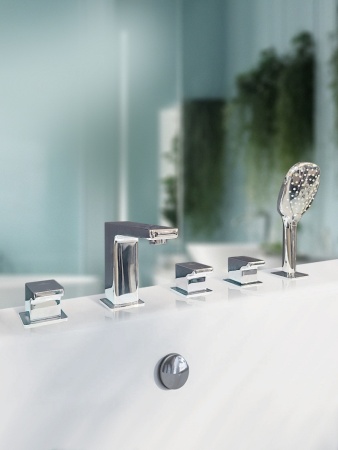 Смеситель на борт ванны с душем AltroBagno Lamberto 020101 Cr