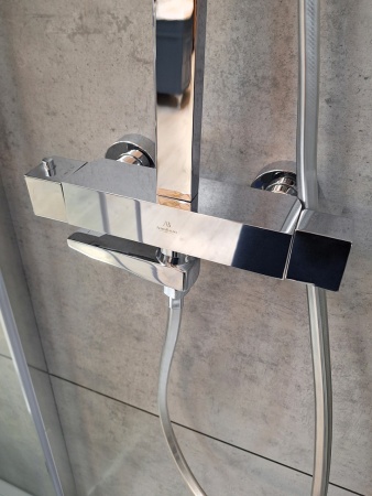Душевая система с термостатом AltroBagno Cascata 030401 Cr