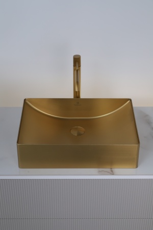 Раковина AltroBagno Futuro 001013 OrSp из нержавеющей стали