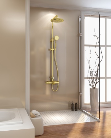 Душевая система с термостатом AltroBagno Beatrice 030408 Or