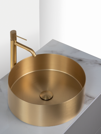 Раковина AltroBagno Luna 001001 OrSp из нержавеющей стали