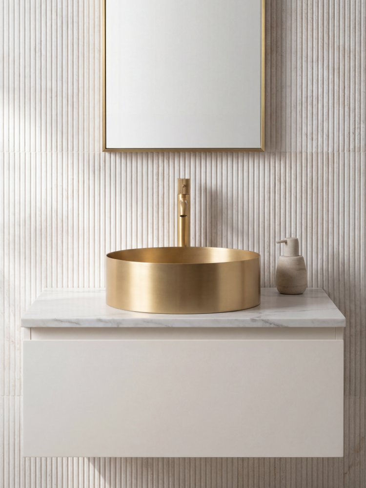 Раковина ALTROBAGNO Луна (Luna) 001001 OrSp из нержавеющей стали