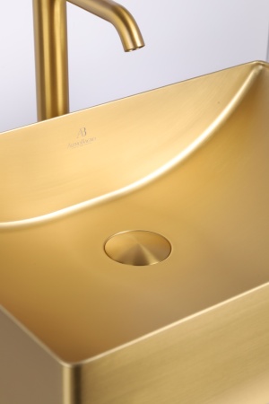 Раковина AltroBagno Futuro 001013 OrSp из нержавеющей стали