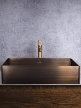 Раковина AltroBagno Solido 001024 BrAn из нержавеющей стали