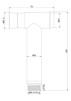 Гигиеническая лейка AltroBagno BS 060201 NeOp