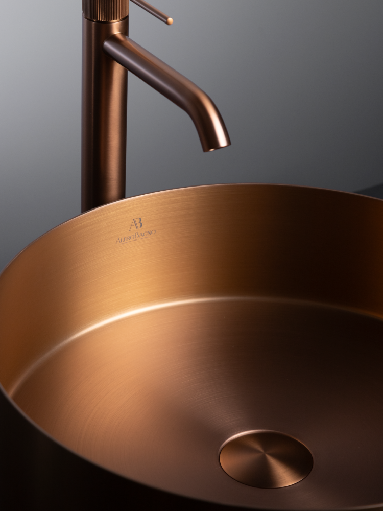 Раковина ALTROBAGNO Луна (Luna) 001003 RaSp из нержавеющей стали