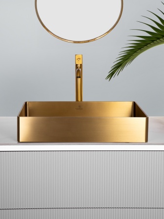 Раковина AltroBagno Astro 001017 OrSp из нержавеющей стали