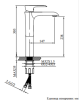 Смеситель для раковины AltroBagno Costanza 010214 Or