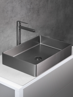 Раковина AltroBagno Astro 001018 MtGr из нержавеющей стали