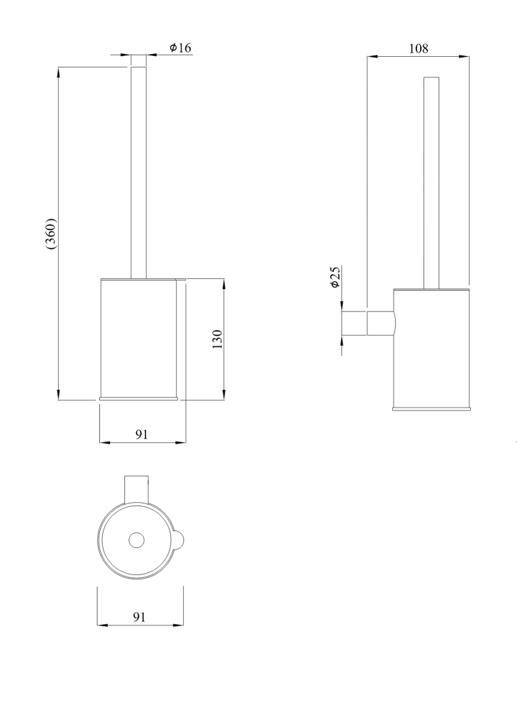 Ершик ALTROBAGNO Люминозо (Luminoso) 081226 GM